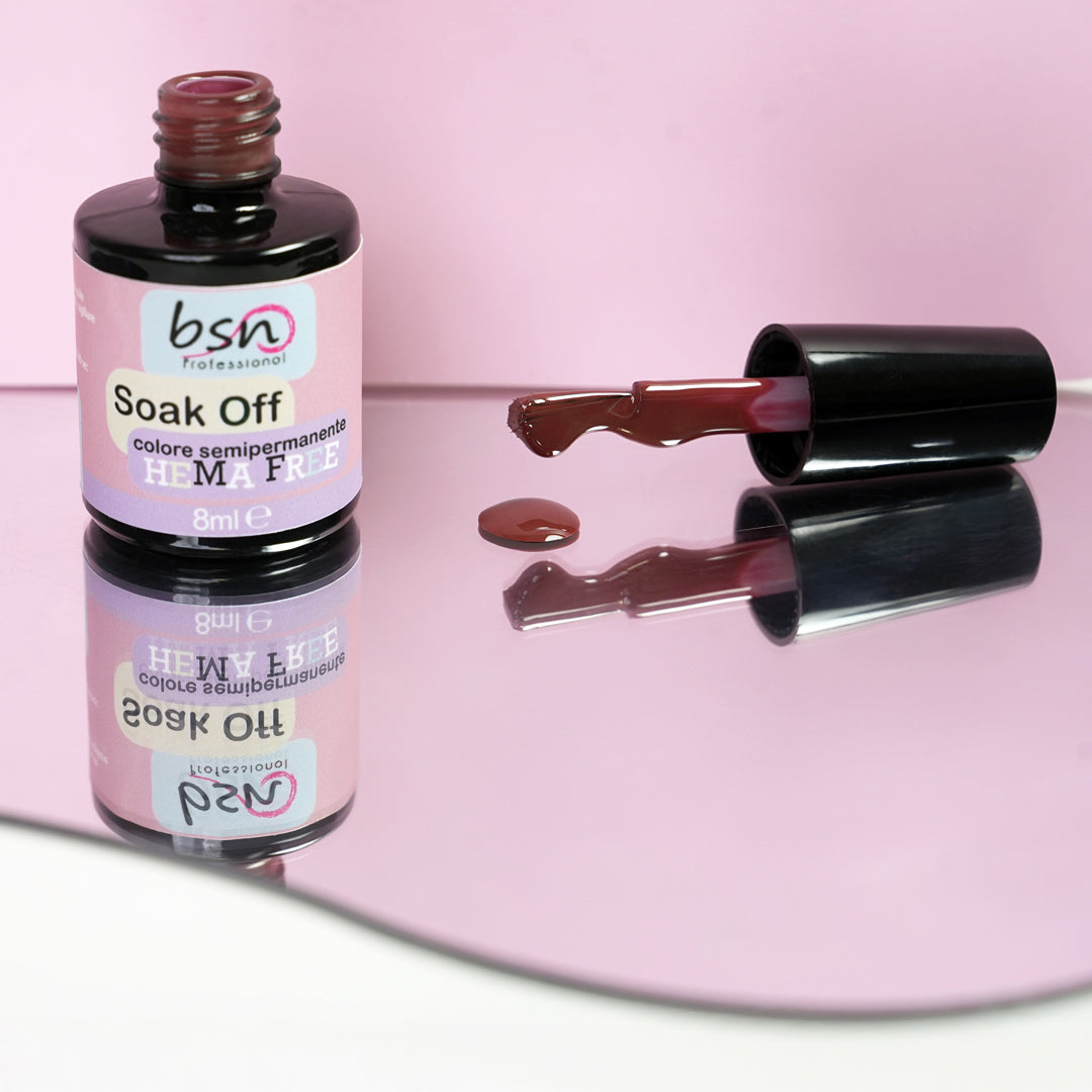 119 - Merlot -  Soak Off Color Smalto semipermanente HEMAFREE 8ml