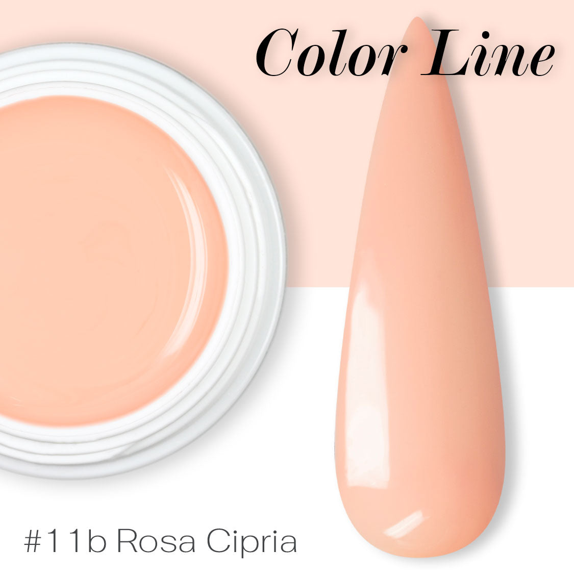 11B - Rosa cipria - Coprente - Gel UV Colorato - Color line - 5ml