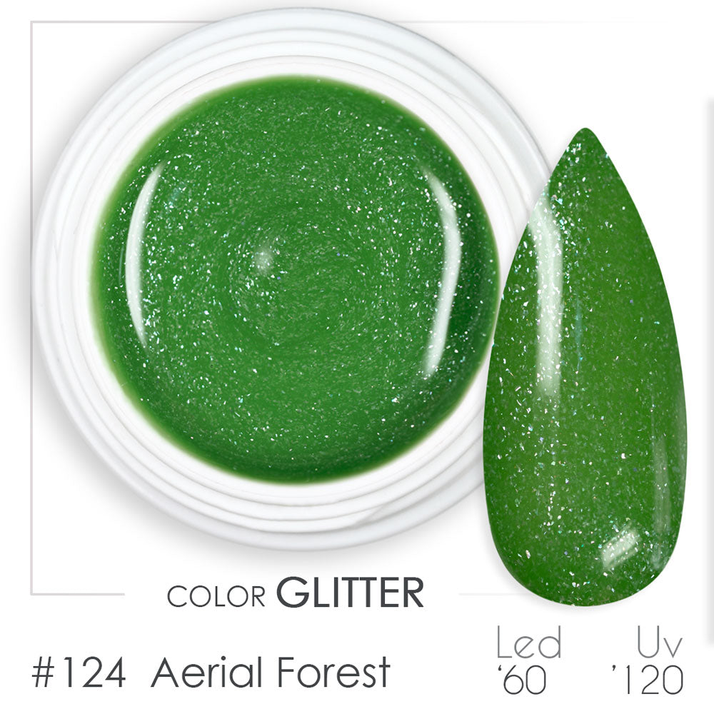 124 - Aerial Forest - Gel UV Colorato - BSN Professional Glitter