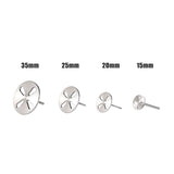 Punta supporto in metallo disco per rimuovere calli pedicure podisc 15-20-25-35mm