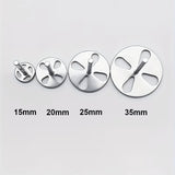 Punta supporto in metallo disco per rimuovere calli pedicure podisc 15-20-25-35mm