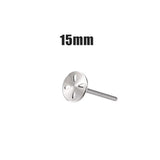 Punta supporto in metallo disco per rimuovere calli pedicure podisc 15-20-25-35mm