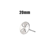 Punta supporto in metallo disco per rimuovere calli pedicure podisc 15-20-25-35mm