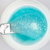 Gel color Glitter trasparente effetto vetro UV e Led 5ml - AZURE 21