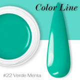 22 - Verde menta - Coprente - Gel UV Colorato - Color line - 5ml