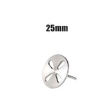 Punta supporto in metallo disco per rimuovere calli pedicure podisc 15-20-25-35mm