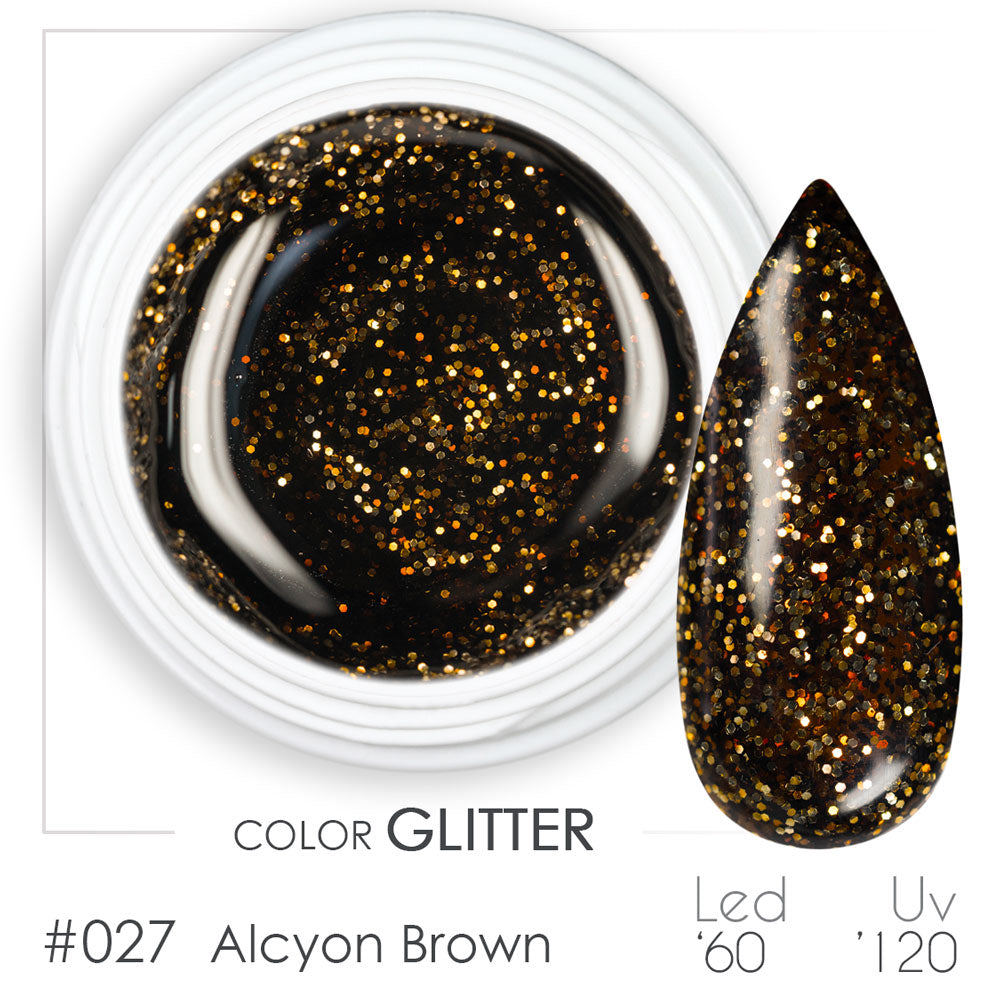 027 - Alcyon Brown - Gel UV Colorato - BSN Professional Glitter