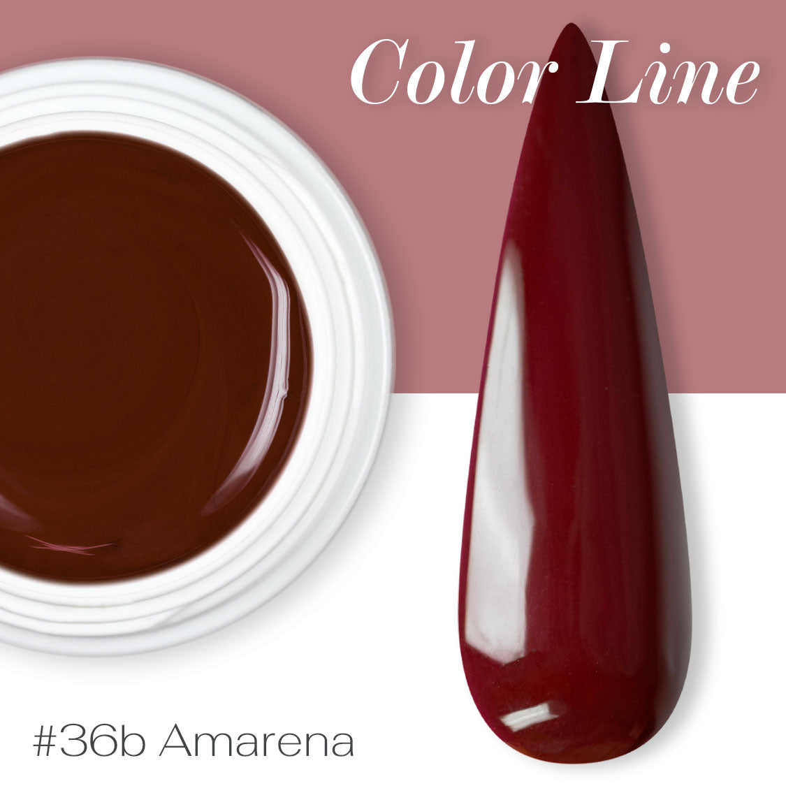 36B - Amarena - Coprente - Gel UV Colorato - Color line - 5ml