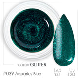 039 - Aquarius Blue - Gel UV Colorato - BSN Professional Glitter