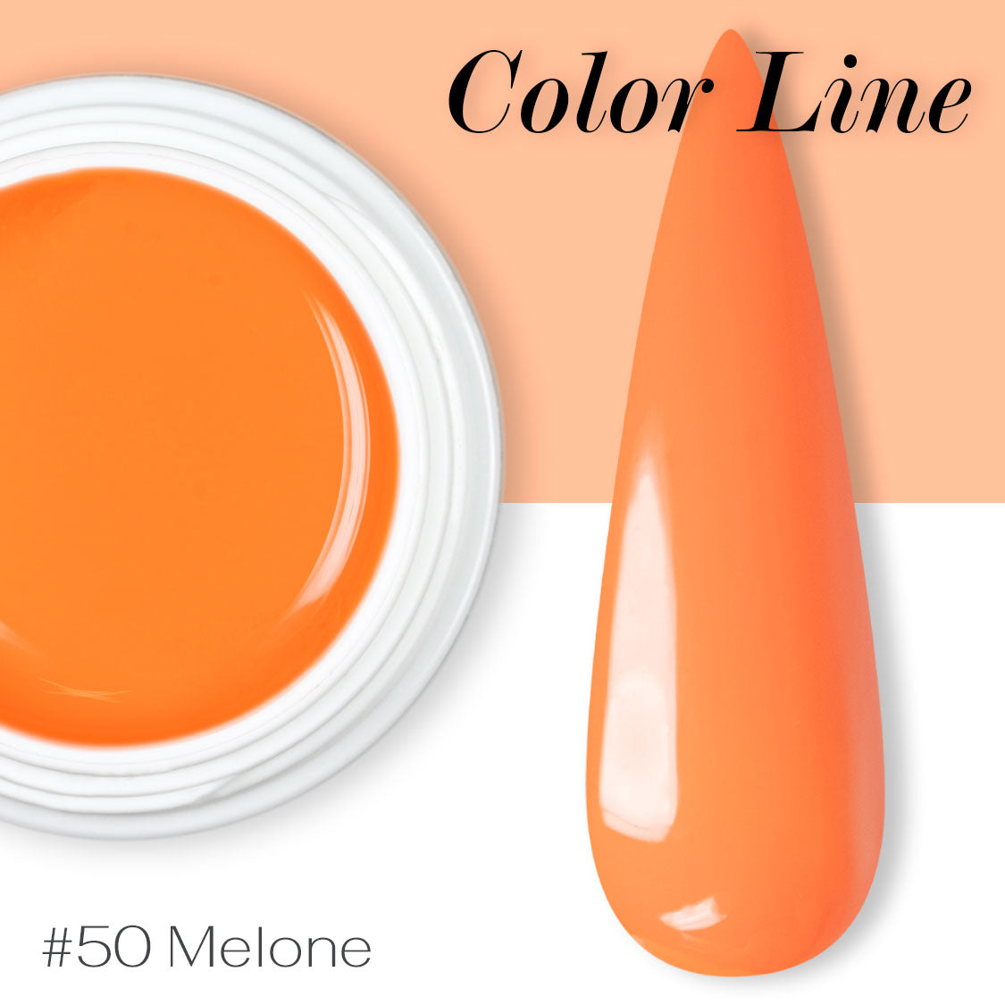 50 - Melone - Coprente - Gel UV Colorato - Color line - 5ml