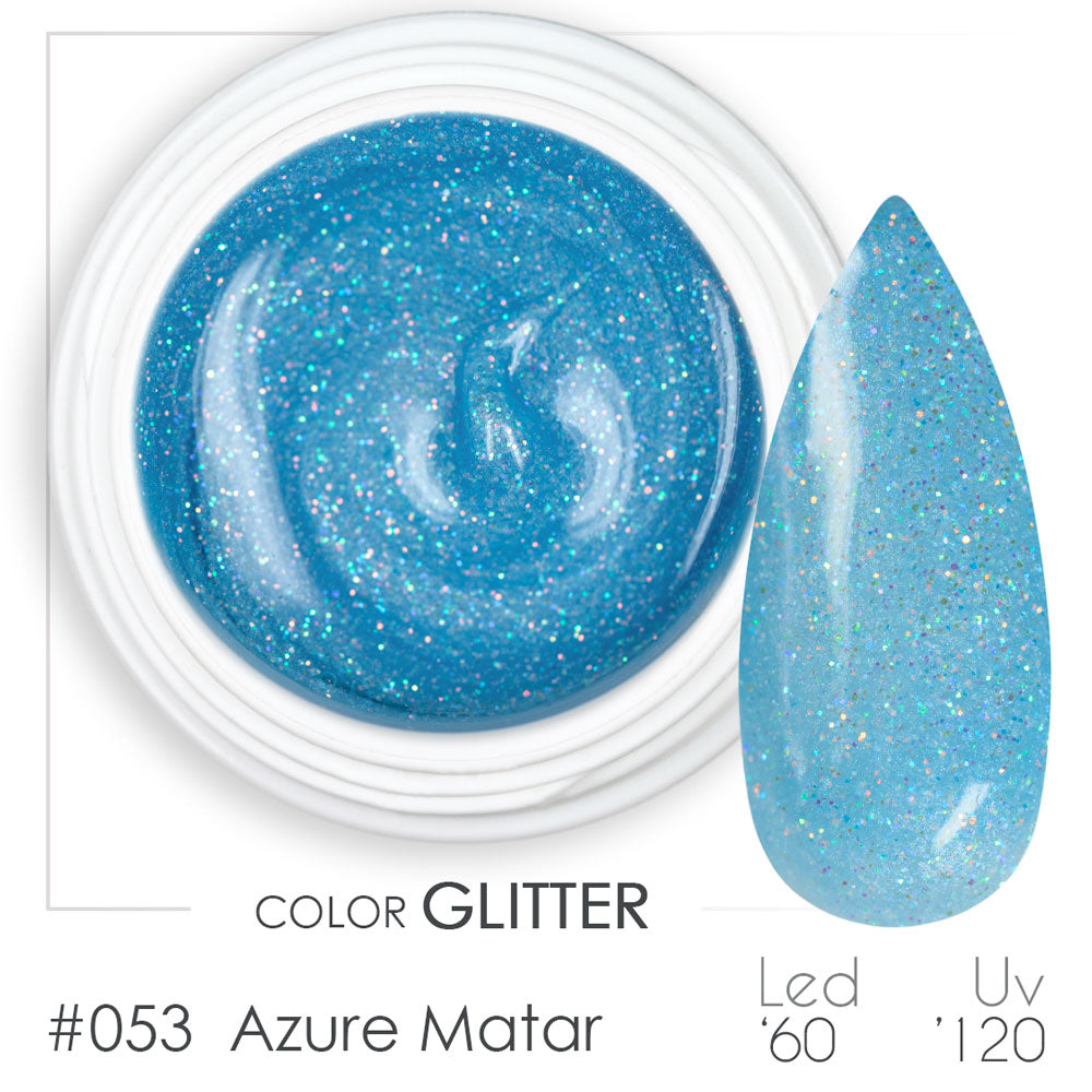 053 - Azure Matar - Gel UV Colorato - BSN Professional Glitter