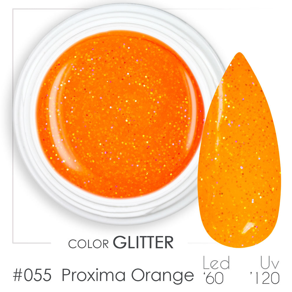 055 - Proxima Orange - Gel UV Colorato - BSN Professional Glitter