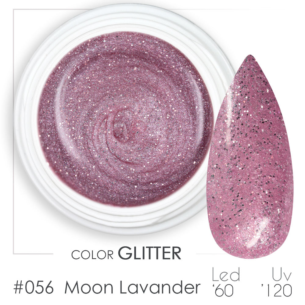 056 - Moon Lavander - Gel UV Colorato - BSN Professional Glitter