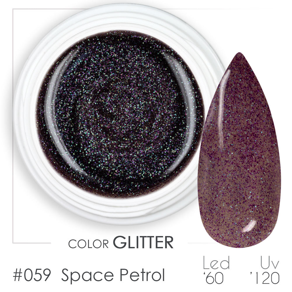 059 - Space Petrol - Gel UV Colorato - BSN Professional Glitter