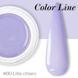 60 - Lilla chiaro  - Coprente - Gel UV Colorato - Color line - 5ml