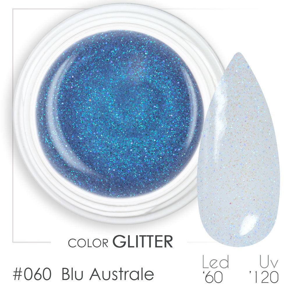 060 - Blu Australe - Gel UV Colorato - BSN Professional Glitter