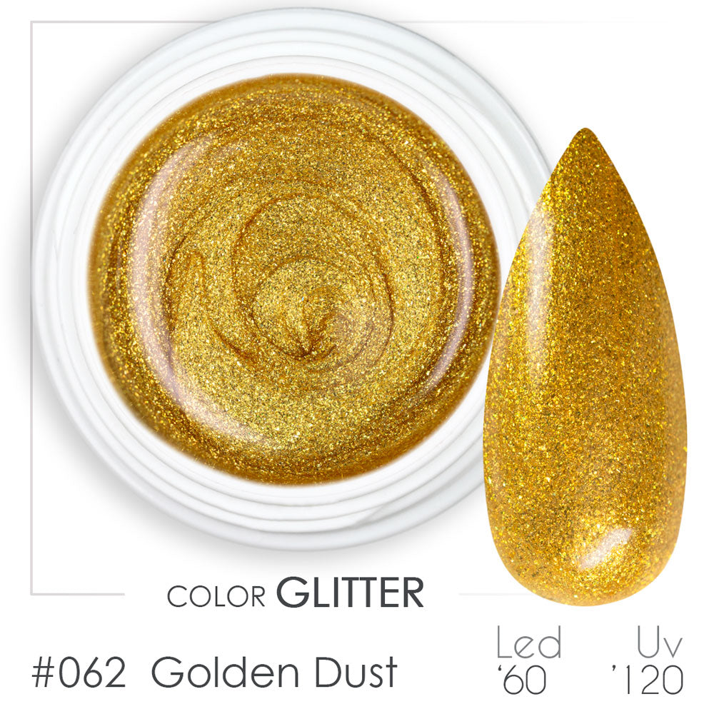 062 - Golden Dust - Gel UV Colorato - BSN Professional Glitter