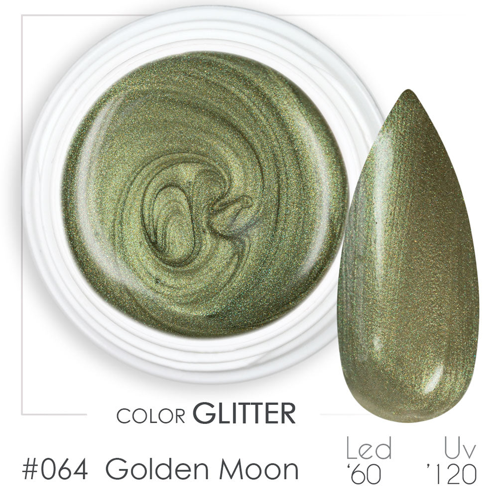 064 - Golden Moon - Gel UV Colorato - BSN Professional Glitter