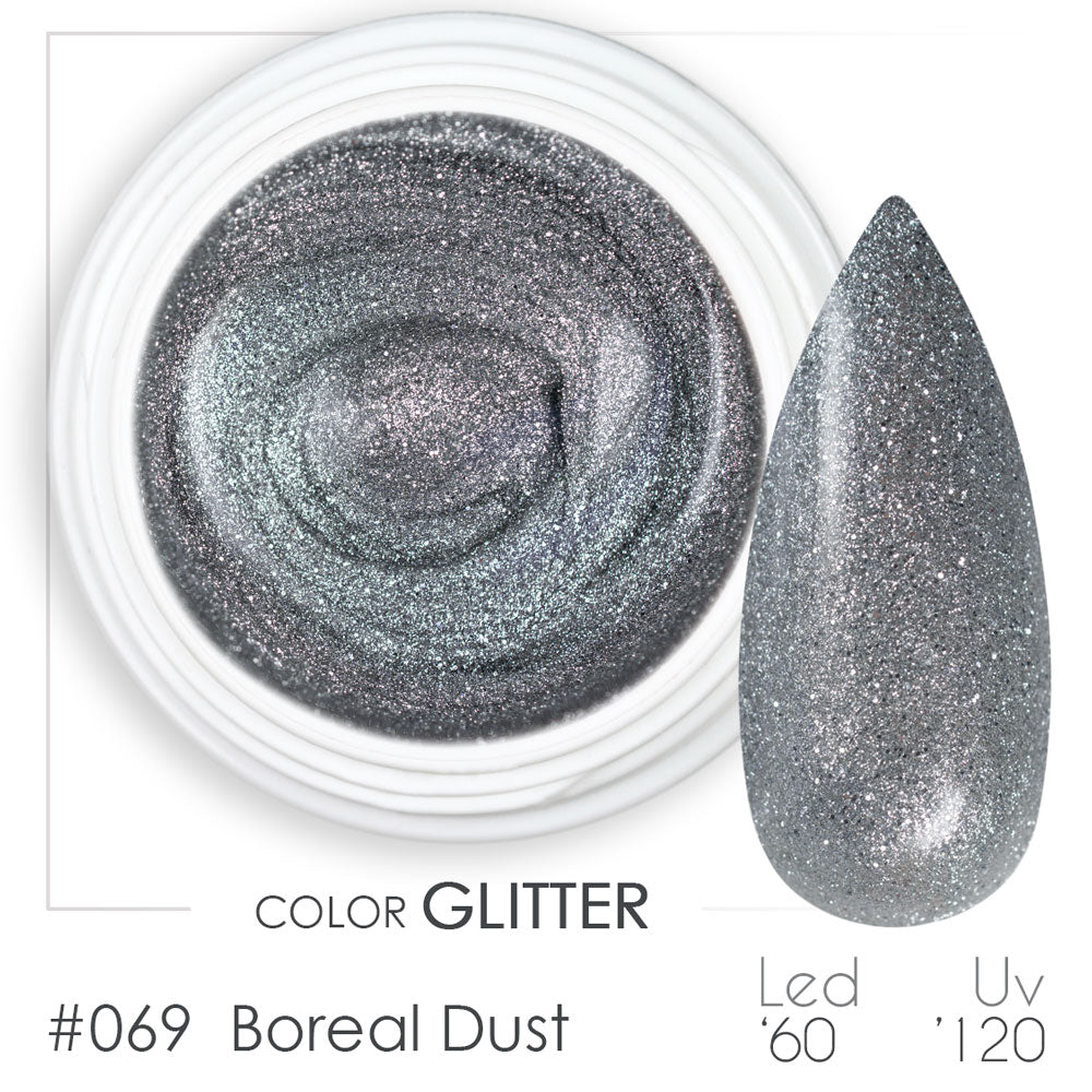 069 - Boreal Dust - Gel UV Colorato - BSN Professional Glitter