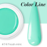 74 - Fresh mint - Coprente - Gel UV Colorato - Color line - 5ml