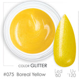 075 - Boreal Yellow - Gel UV Colorato - BSN Professional Glitter