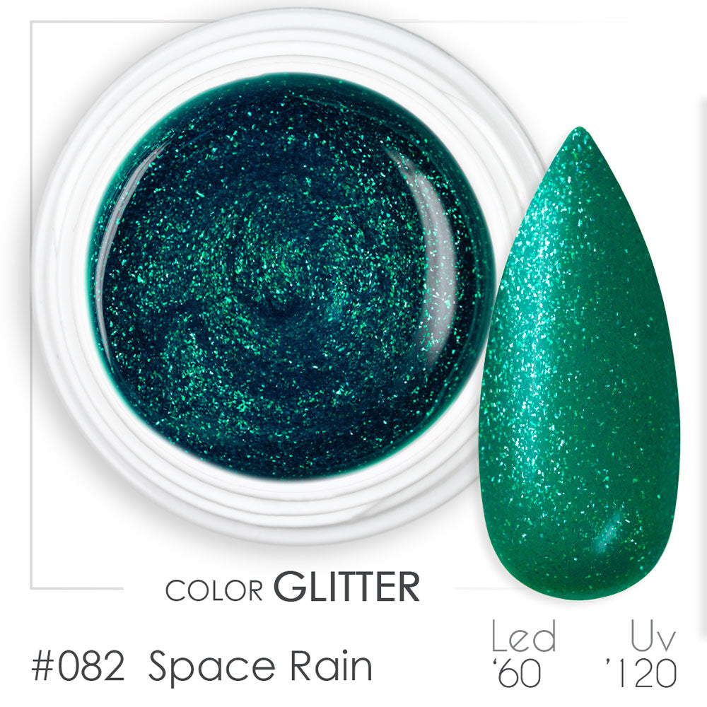 082 - Space Rain - Gel UV Colorato - BSN Professional Glitter