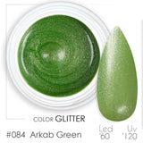 084 - Arkab Green - Gel UV Colorato - BSN Professional Glitter