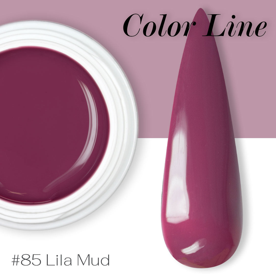 85- Lila Mud - Coprente - Gel UV Colorato - Color line - 5ml