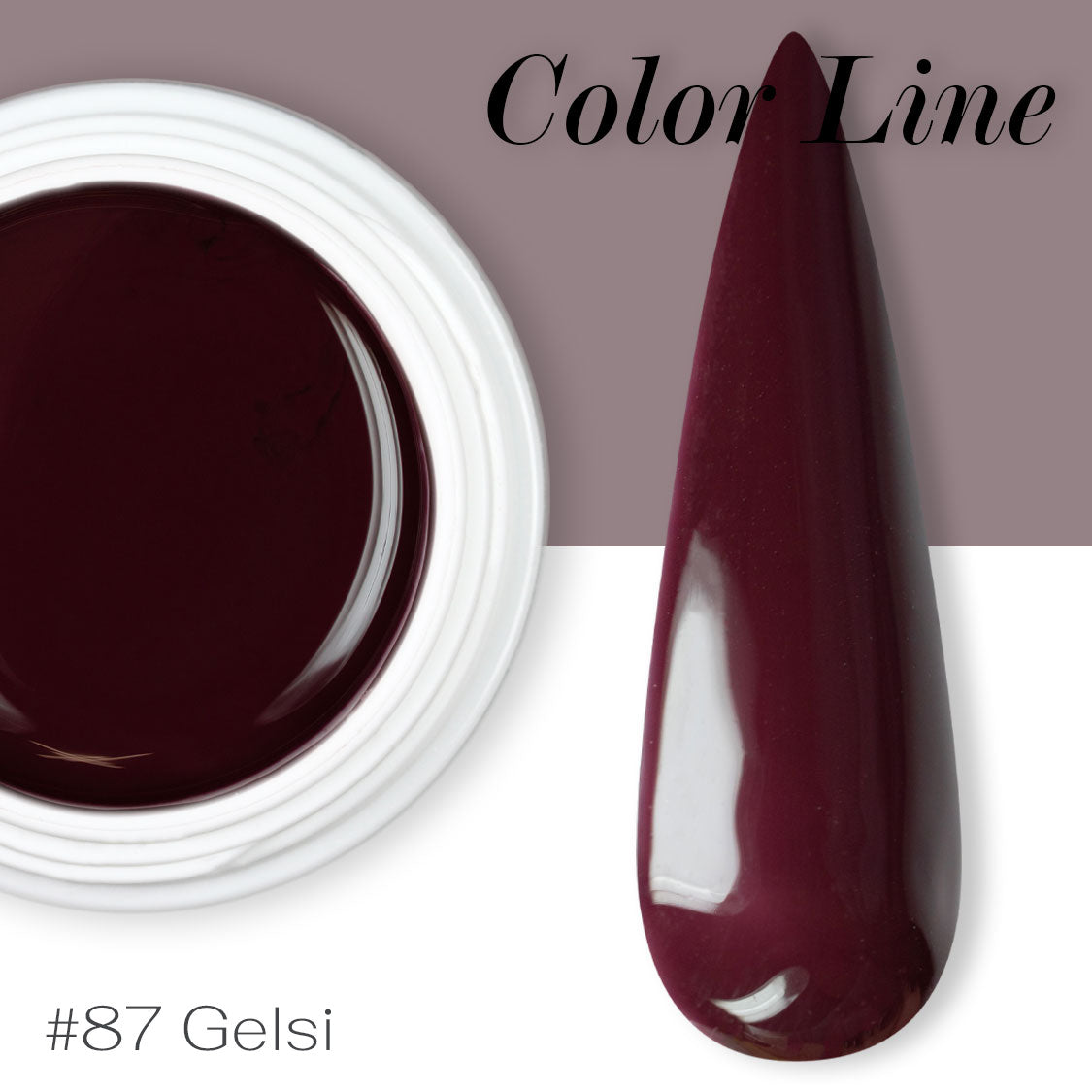 87 - Gelsi - Coprente - Gel UV Colorato - Color line - 5ml