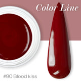 90 - Blood - Kiss - Coprente - Gel UV Colorato - Color line - 5ml