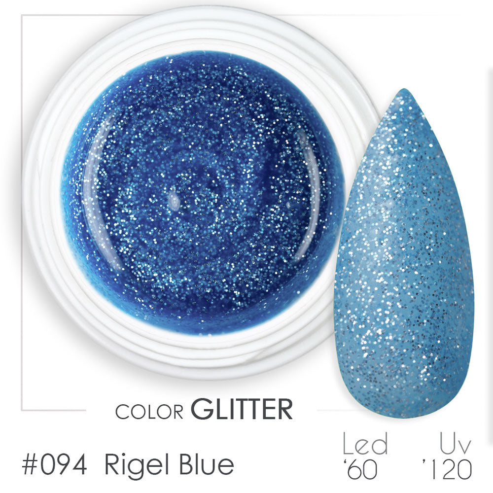 094 - Rigel Blue - Gel UV Colorato - BSN Professional Glitter