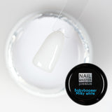 Nail Master Premium 30g, Babyboomer Milky White, Gel unghie UV/Led – Bianco latte Costruttore Modellante - Media viscosità, senza acidi