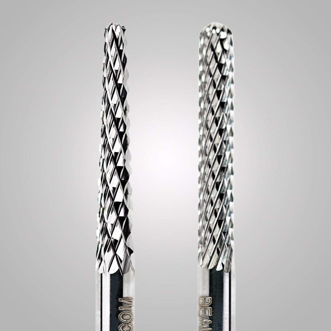 Punta Double doppia testa 2in1 - Ago appuntito e arrotondato - anello blu - BSN Remove Needle Double Medium - grana media