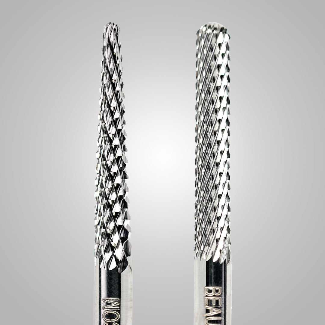 Punta Double doppia testa 2in1 - Ago appuntito e arrotondato - anello rosso - BSN Remove Needle Double Soft - grana fine