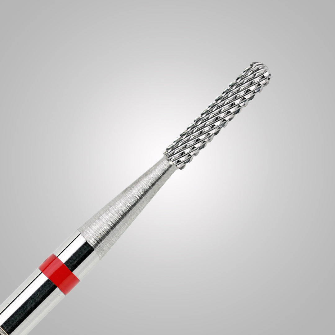 Punta Cilindro di precisione F Ø 2.3 mm - BSN Detail Cylinder Mini Red - grana fine