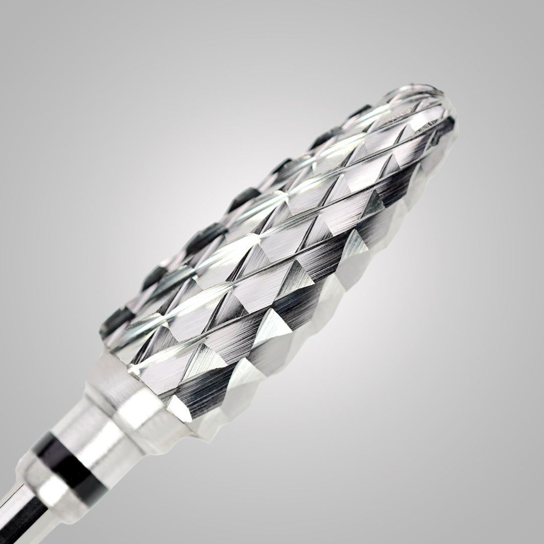 Punta Flame Cone Ø 6 mm - Fascia nera - BSN Remove Cone Power - grana extra grossa