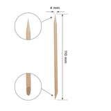 100 Bastoncini in legno di arancio Per Manicure STALEKS PRO 110 Mm