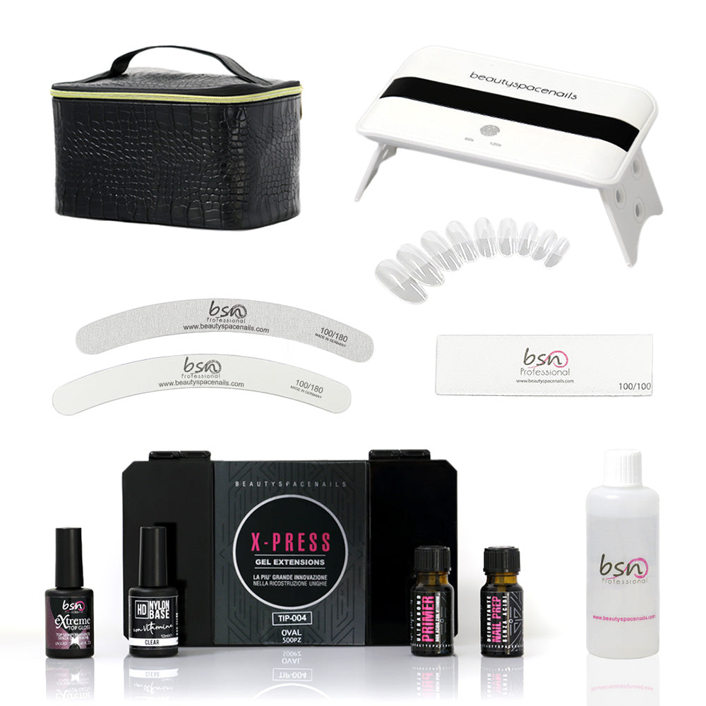 Gel X-press nail extension kit completo