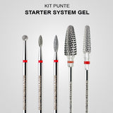 Kit Punte Starter System Gel – Essenziale per Preparazione, Refill e Rifinitura