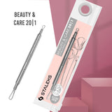 Strumento per punti neri BEAUTY & CARE 20 Type 1 (doppio anello)