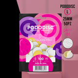 PODODISC Lime rotonde dischi per Pedicure Staleks Pro L - 100 gritt - 50pz