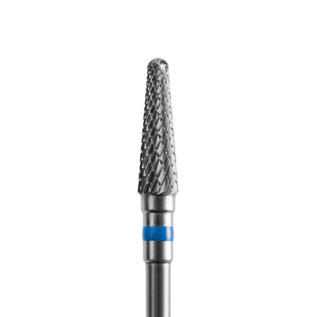 PF-108 - Punta per fresa Mini Cono Dentatura incrociata Carbide Ø4mm- grana media