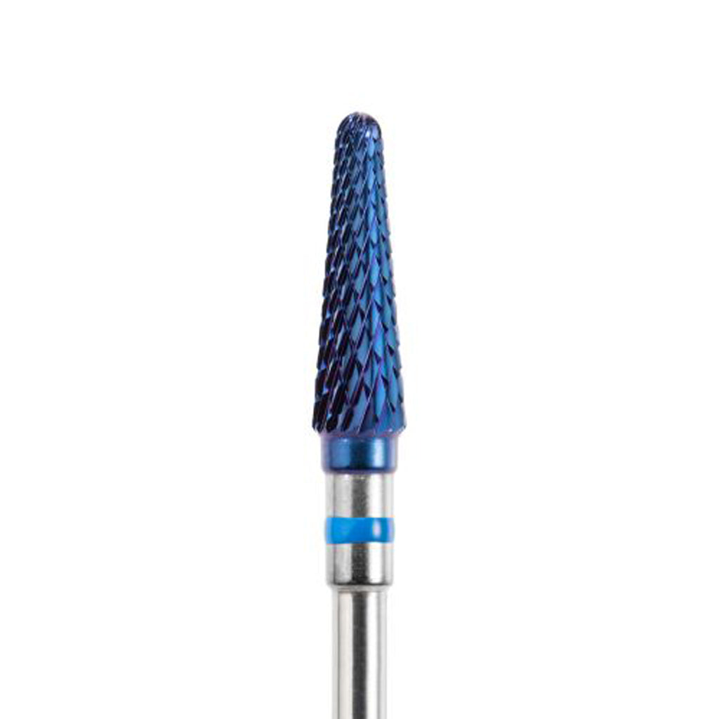 PF-109 - Punta per fresa Dentatura incrociata AC BLUE Ø4mm- cono - grana media