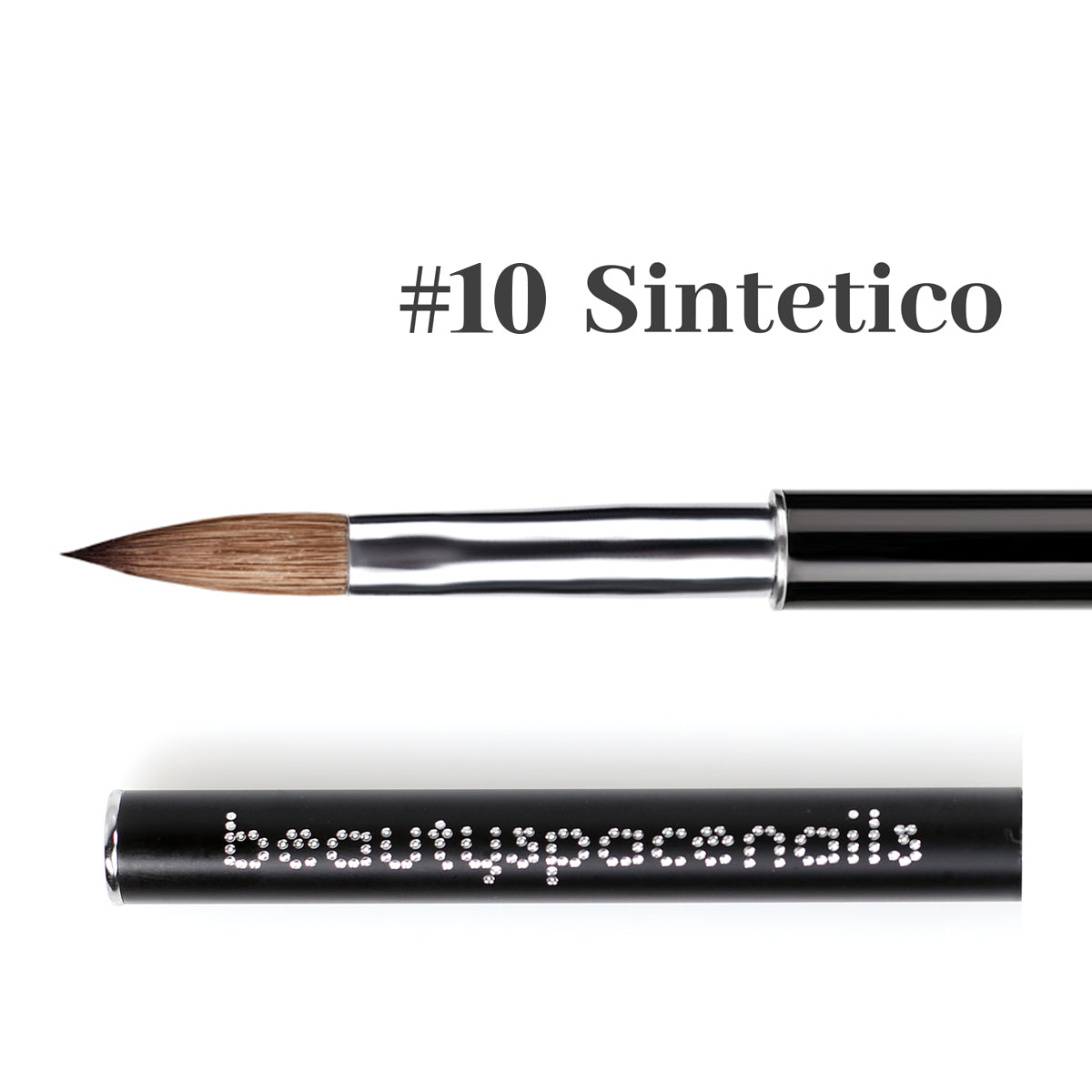 Pennello Ovale per Acrilico, Sintetico N°10