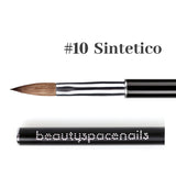 Pennello Ovale per Acrilico, Sintetico N°10