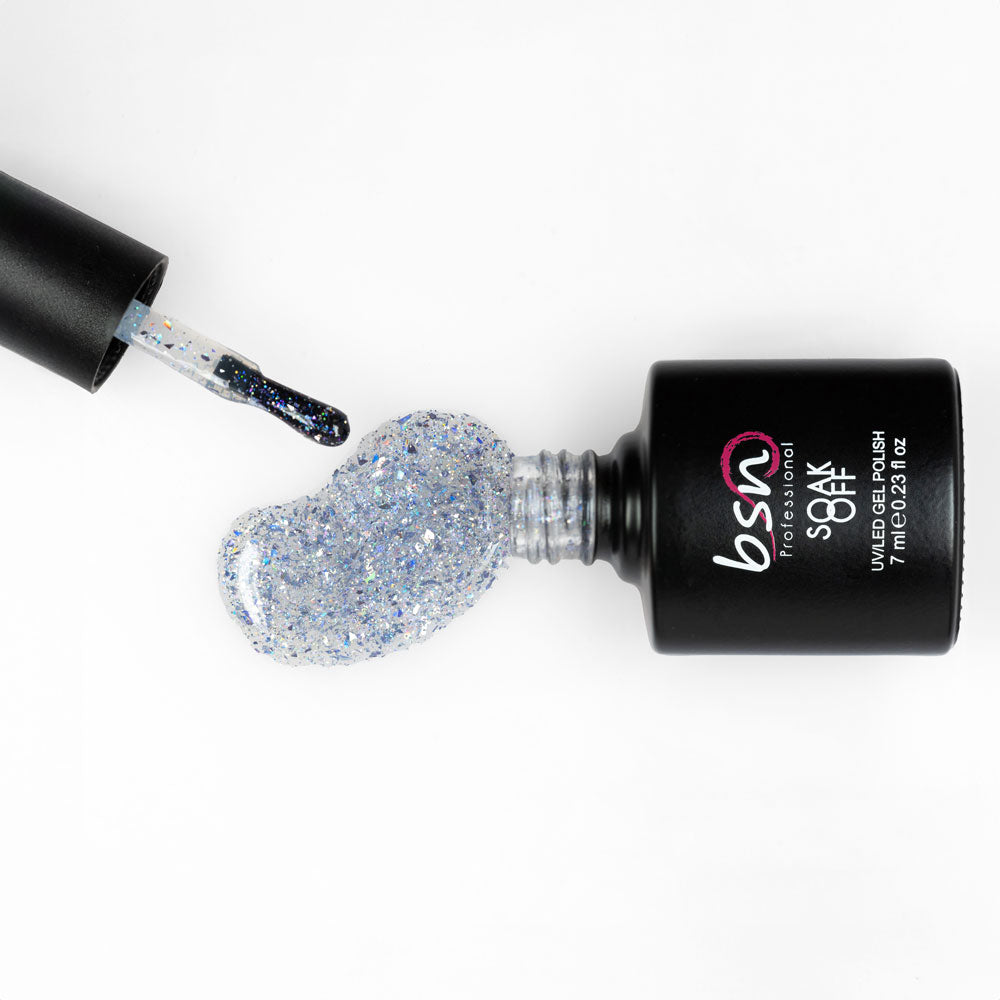 84 - Soak Off Color 7 ml Smalto semipermanente - holographic flakes