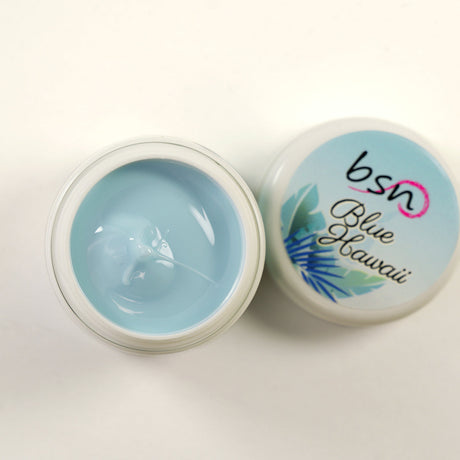 Builder gel Tropical Summer Blue Hawaii azzurro cielo barattolo 15ml Beauty Space Nails