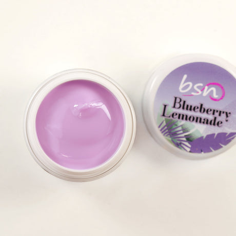 Builder gel Tropical Summer Blueberry Lemonade lilla barattolo 15ml Beauty Space Nails