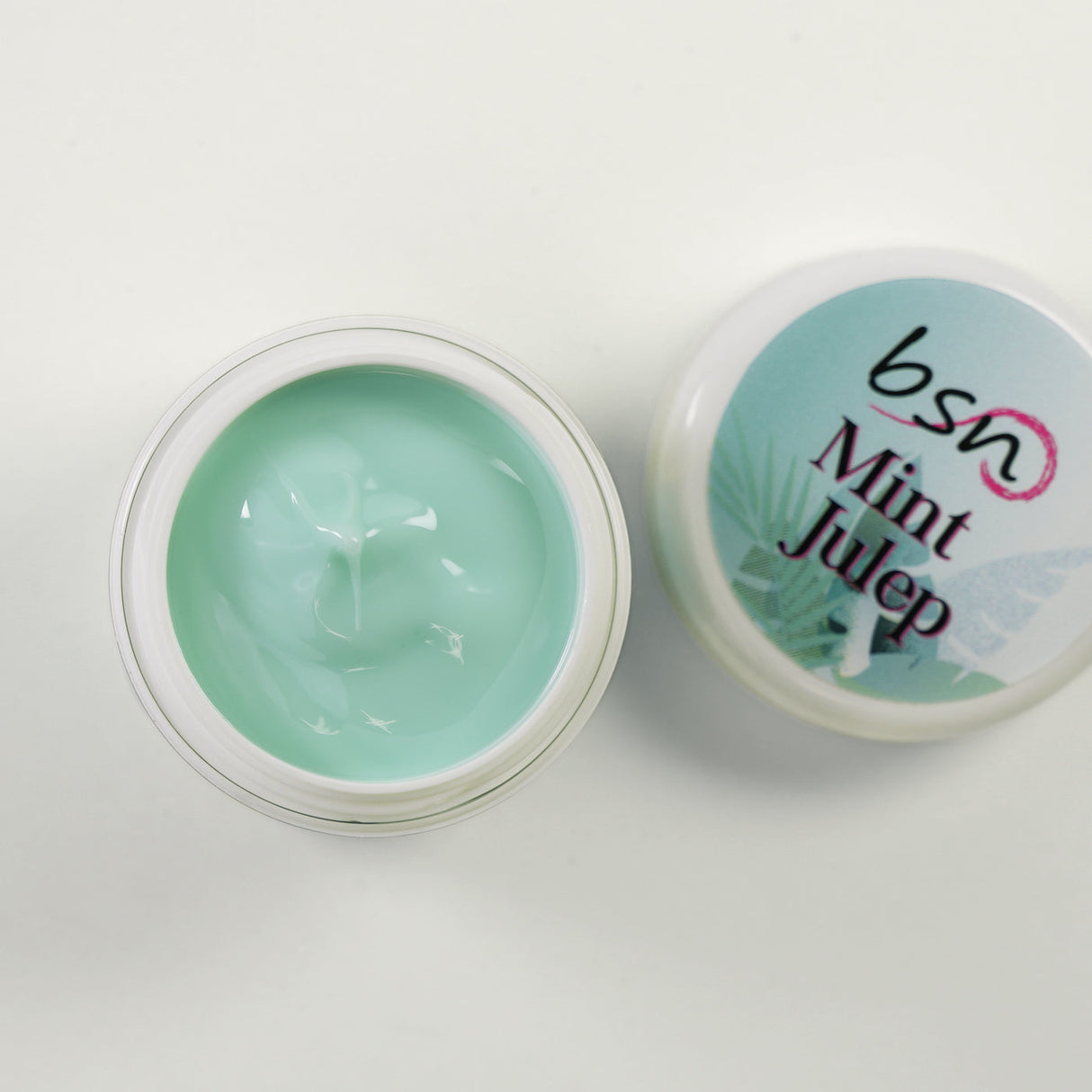 Builder gel Tropical Summer Mint Julep verde menta barattolo 15ml Beauty Space Nails