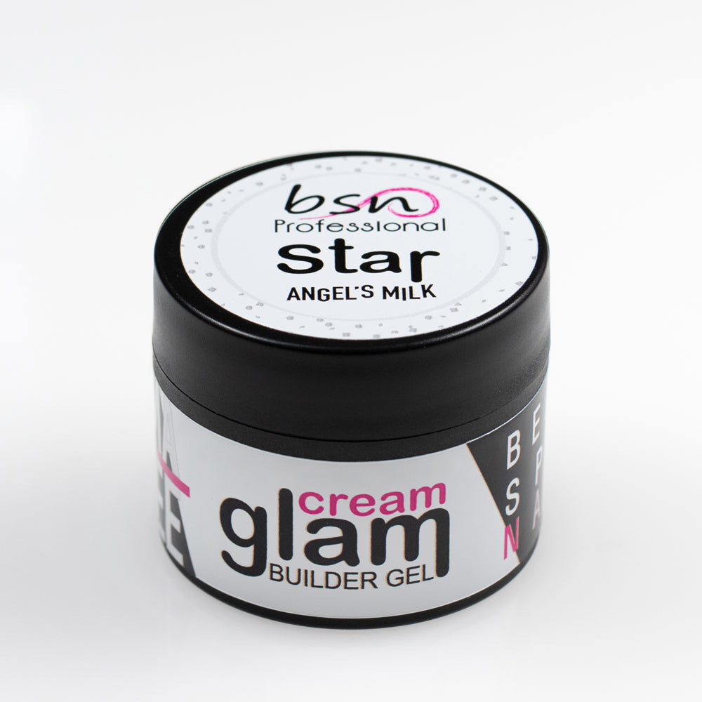 Star Angel's Milk Glitter Builder Gel 30 ml - Hema Free